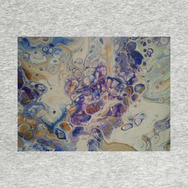 Purple and Blue Mix Up by Annabellepaints